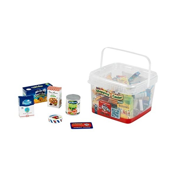 Theo Klein 7215 Petite Box Garnie de Produits Français I Boîtes et Conserves pour La Boutique Incluses I Jouet pour Enfants P