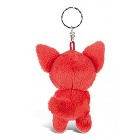 Porte-clés GLUBSCHIS renard Jayson 9cm, avec des grands yeux scintillants