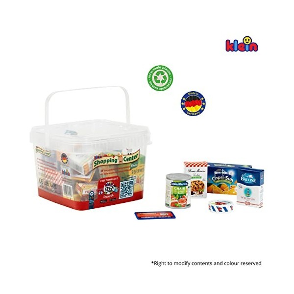 Theo Klein 7215 Petite Box Garnie de Produits Français I Boîtes et Conserves pour La Boutique Incluses I Jouet pour Enfants P