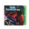 Depesche 12733 Dino World-Mini Magic Scratch Book avec des Motifs de Dinosaures sympas, livret avec Un dégradé de Couleurs et