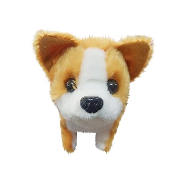 oAutoSjy Jouet Chien Interactif, Mignon de Chien en Peluche de Simulation Animaux de Compagnie Chien Peluche Interactive avec