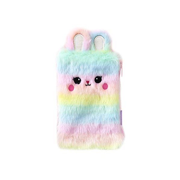 Dalin Kawaii Trousse à crayons en peluche lapin lapin