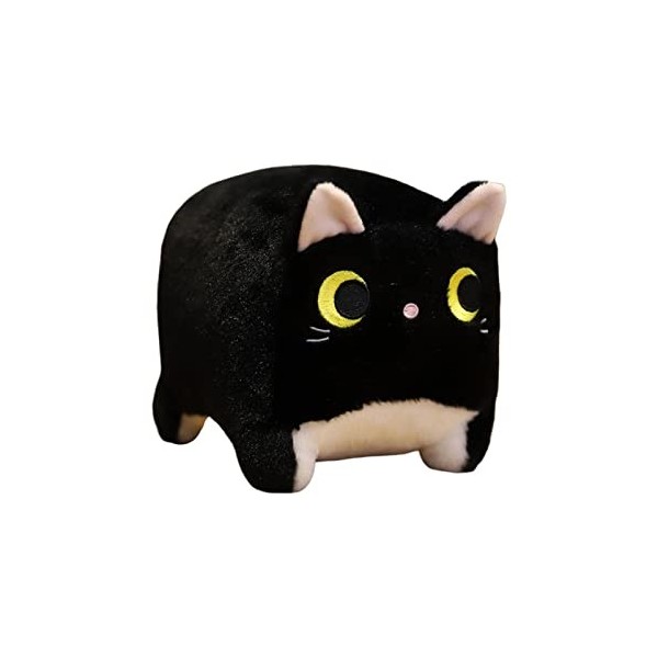 Virtcooy Peluche Chat en Peluche | Jouet en Peluche pour Chat au Design carré en Peluche | Chat Mignon Animaux en Peluche Cha