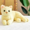 Xzbling Chat en Peluche Réaliste, Kawaii Jouet en Peluche Chat, Chaton Doux Trop Mignon, Chat Simulation Chaton Animal en Pel