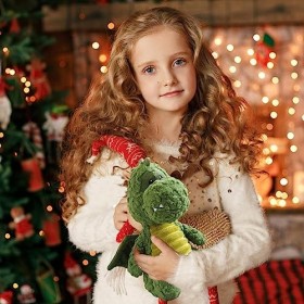 Maseyivi Jouets en Dinosaure en Peluche | Poupée en Peluche Dinosaure | Adorable Peluche Douce en Peluche pour Chambre denfa