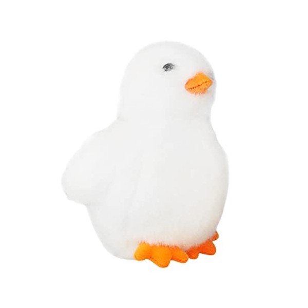 Povanjer Peluche Canard Jaune en Peluche | Animaux en Peluche bébé Canard | Canards et Poussins Jaunes en Peluche, garçons et