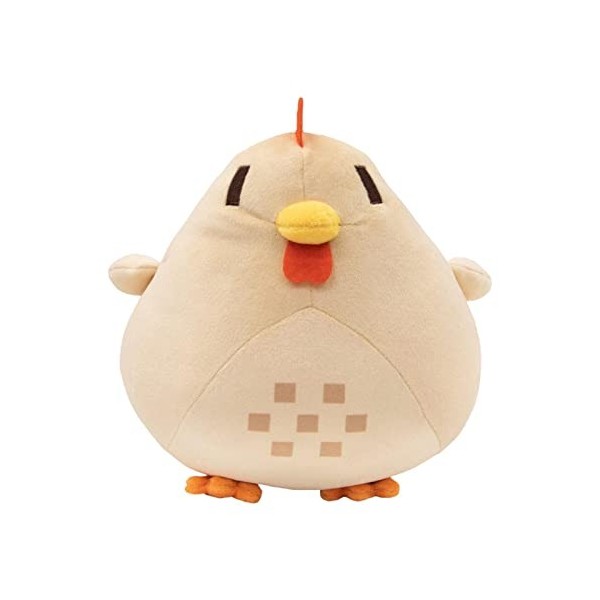 Zceplem Poulet Brun en Peluche, poupée Poule 7,9 Pouces, Jouets en Peluche Doux, Figurine Dessin animé, oreillers, Cadeau pou