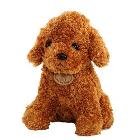 Uposao Jouet en Peluche Réaliste Animaux De Compagnie Peluche Jouet Animal en Peluche Chien Doux Pet Jouets en Peluche Légers