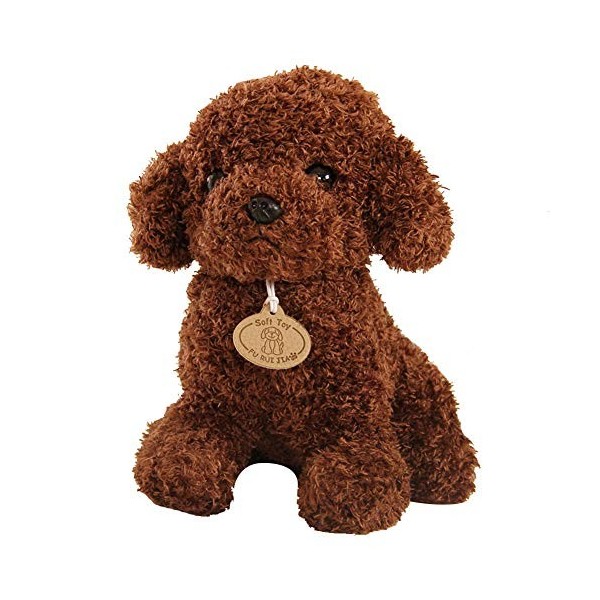 Uposao Jouet en Peluche Réaliste Animaux De Compagnie Peluche Jouet Animal en Peluche Chien Doux Pet Jouets en Peluche Légers