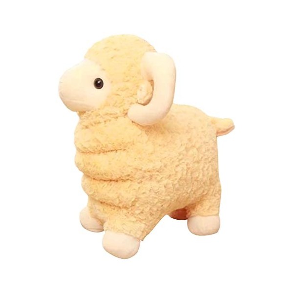 ulapithi Moutons farcis | Chèvre en Peluche - Animaux en Peluche Moutons Kawaii Doux Agneau épais Remplissage Jouets en Peluc