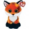 Ty - Beanie Boos - Peluche Meadow le Renard 15 cm, Tricolore, TY36379