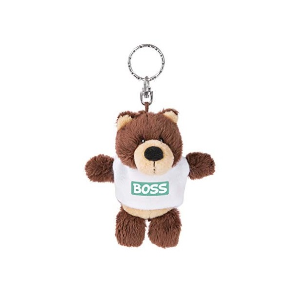 NICI 44709 Porte-clés en Forme dours avec t-Shirt Boss 10 cm Marron