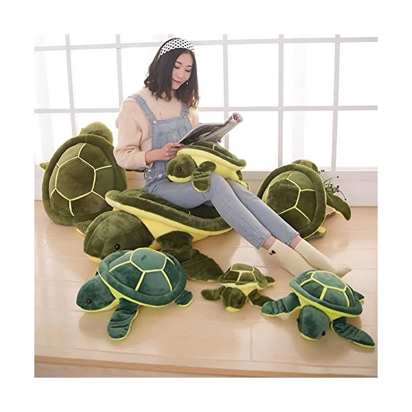 Jouet en Peluche Coussin doreiller pour poupée Tortue Coussin décoratif en Peluche Peluche Bébé Première Poupée Poupée en Pel