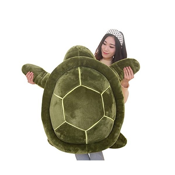 Jouet en Peluche Coussin doreiller pour poupée Tortue Coussin décoratif en Peluche Peluche Bébé Première Poupée Poupée en Pel