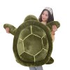 Jouet en Peluche Coussin doreiller pour poupée Tortue Coussin décoratif en Peluche Peluche Bébé Première Poupée Poupée en Pel