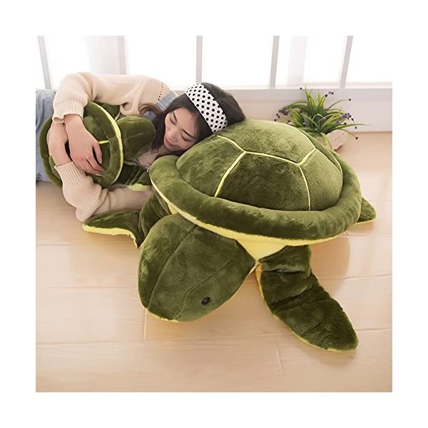 Jouet en Peluche Coussin doreiller pour poupée Tortue Coussin décoratif en Peluche Peluche Bébé Première Poupée Poupée en Pel