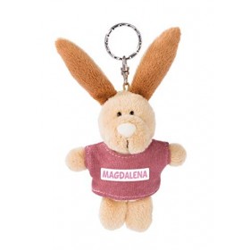 NICI 44635 Porte-clés en Forme de Lapin avec t-Shirt Lena 10 cm, Beige
