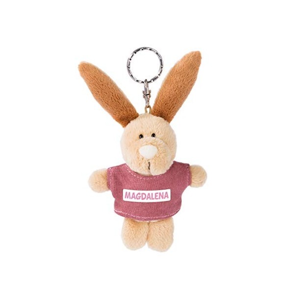 NICI 44635 Porte-clés en Forme de Lapin avec t-Shirt Lena 10 cm, Beige