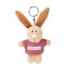 NICI 44635 Porte-clés en Forme de Lapin avec t-Shirt Lena 10 cm, Beige