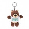 Nici 44711 Porte-clés avec t-Shirt Friends Forever Marron 10 cm