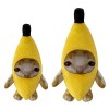 Anloximt Peluche Banana Cat Qui pleure Peluche Banana Cat Peluche Chat Banana Peluche Banana Cat Meme Peluche Chat Animal Pel