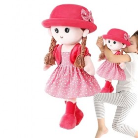Hemousy Poupées de Chiffon pour Filles | Little Sweet Hearts Jouet interactif en Peluche pour Fille | Belle poupée, Jouet hab