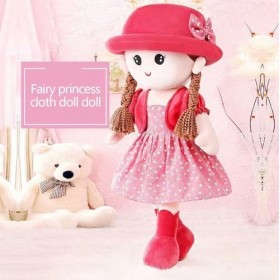 Hemousy Poupées de Chiffon pour Filles | Little Sweet Hearts Jouet interactif en Peluche pour Fille | Belle poupée, Jouet hab