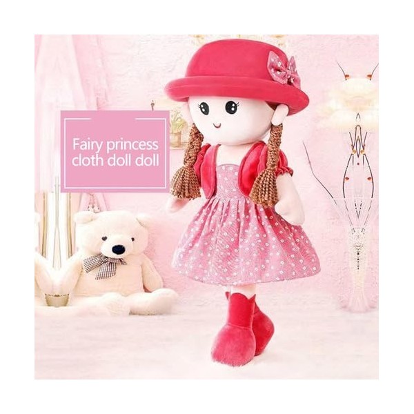 Hemousy Poupées de Chiffon pour Filles | Little Sweet Hearts Jouet interactif en Peluche pour Fille | Belle poupée, Jouet hab