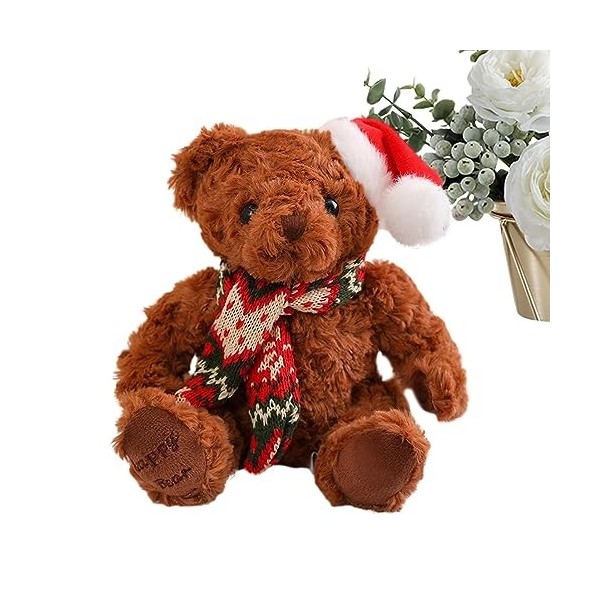 Peluche de noël en peluche, jouets doux et mignons, poupée de père