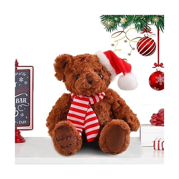 Peluche ourson de Noël TY • Ma Peluche