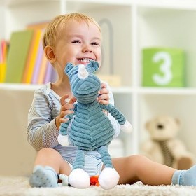 Anulely Peluche à Rayures,Jouet en Peluche Mignon pour en Peluche en Peluche | poupée en Peluche Adorable Peluche Douce en Pe