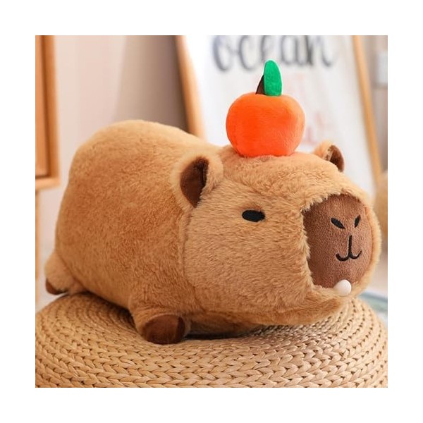 Capybara Peluche Capybara Animal en peluche Dessin animé Capybara Peluche, Mignonne poupée en peluche, Oreiller en peluche Ca