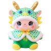 Veeteah Dragon du Zodiaque du Nouvel an Chinois,Jouet en Peluche Dragon Portable | Jouet en Peluche Dragon Symbole Porte-Bonh