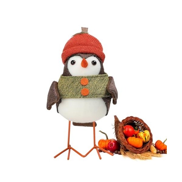 ZONEWD Jouets en Peluche d’Oiseaux en Peluche,Poupée en Peluche Oiseau de Thanksgiving | Décorations de Bureau Douces et Mign