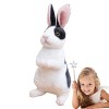 Peluche Lapin Mignon, Petit Lapin en Peluche Assis et Debout, Jouets en Peluche à Longues Lapin en Peluche Lapin Pâques pour 