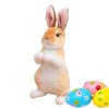 Peluche Lapin Mignon, Petit Lapin en Peluche Assis et Debout, Jouets en Peluche à Longues Lapin en Peluche Lapin Pâques pour 