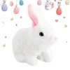 Varatiktok Jouet de Lapin Qui Marche, Jouet de Lapin interactif - Peluches de Lapin Qui marchent grinçantes,Jouet en Peluche 