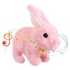 Varatiktok Jouet de Lapin Qui Marche, Jouet de Lapin interactif - Peluches de Lapin Qui marchent grinçantes,Jouet en Peluche 