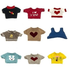 30 Mimi Canard Jaune en Peluche Vêtements Et Accessoires Anniversaire Animaux Jouets Poupées Cadeaux T6s2 Poupées Doux Enfant