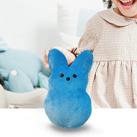 Milageto 5.91 pouces lapin de pâques en peluche lapin de pâques, poupée de lapin animal en peluche pour la décoration de la m