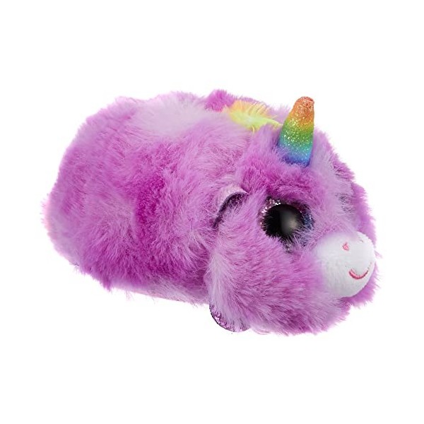 TY- Rosette Unicorn Animal en Peluche, 2005101, Violet, 10 CM