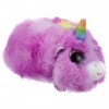 TY- Rosette Unicorn Animal en Peluche, 2005101, Violet, 10 CM