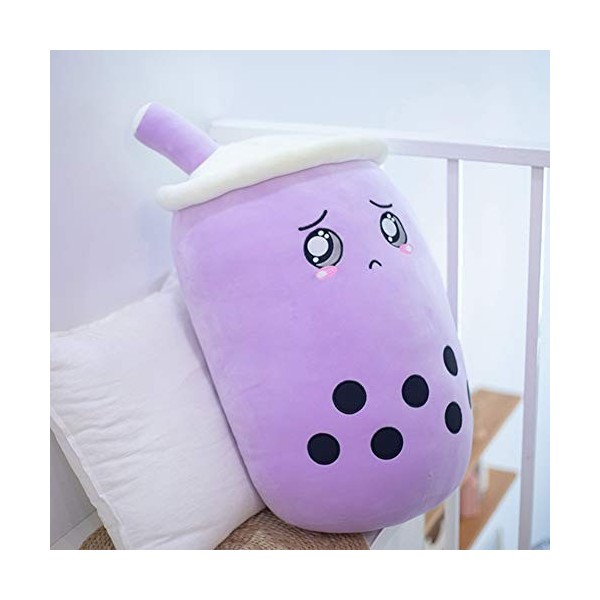 Uposao Jouet en Peluche Bubble Oreiller Coussin Décoratif Créatif Boba Thé Tasse Peluche Poupée Souple Jouets Coussin Potelés