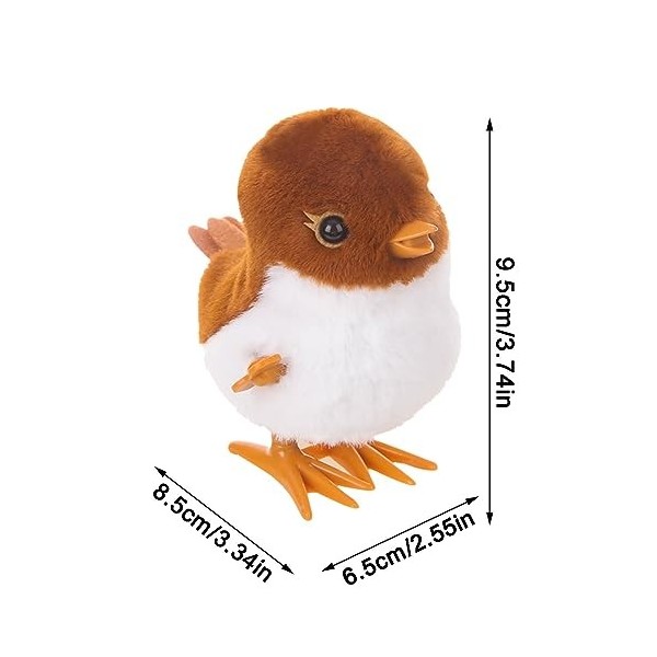 MOTHAF Mignon oiseau Plushie, Jouet en peluche doux, jouet doiseau, étincelle Animal Doll Confortable et moelleux Jouets da