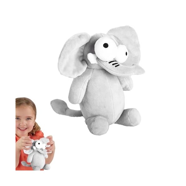 KUKUShining Peluche Castor – Animal Doux 20 Cm, Câlin Et Réaliste – Cadeau Enfant Anniversaire Noël