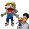 Jeffy Feebee Marionnette Jouet - Poupée en Peluche Douce en Peluche pour Marionnette À Main, Marionnette Ventriloque Fille av
