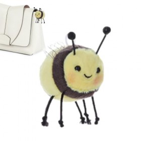 FINPAN Poupée d’Animal en Peluche Coccinelle Abeille | Peluche farcie d’Abeille Coccinelle,Poupée Mignonne et Confortable ave