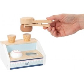 small foot comptoir de Glaces compacte « Fresh » en Bois certifié FSC 100%, pour la Boutique marchande, 12416