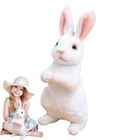 TLM Toys Lapin en Peluche | Marionnette Lapin Assis et Debout | Jouets en Peluche à Longues Lapin en Peluche Lapin Pâques pou