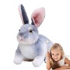 TLM Toys Lapin en Peluche | Marionnette Lapin Assis et Debout | Jouets en Peluche à Longues Lapin en Peluche Lapin Pâques pou